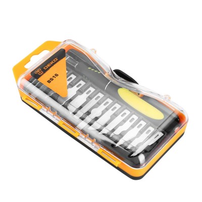 Набор ножей для точных работ DEKO BS16 SET16 Набор ножей для точных работ DEKO BS16 SET16