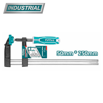 Струбцина F-образная 50х250 мм TOTAL THT1320503 Струбцина F-образная 50х250 мм TOTAL THT1320503