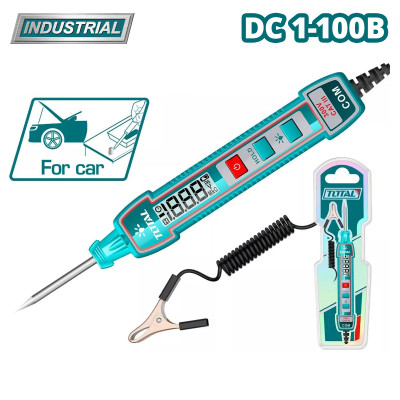 Индикатор напряжения автомобильный 1-100 В TOTAL THTS41001 Индикатор напряжения автомобильный 1-100 В TOTAL THTS41001