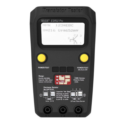 Тестер транзисторов BSIDE ESR02pro Тестер транзисторов BSIDE ESR02pro