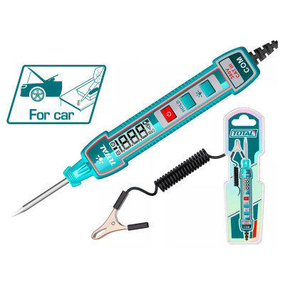 Индикатор напряжения автомобильный 1-100 В TOTAL THTS41001 Индикатор напряжения автомобильный 1-100 В TOTAL THTS41001