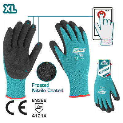 Перчатки рабочие размер XL TOTAL TSPTG01 Перчатки рабочие размер XL TOTAL TSPTG01