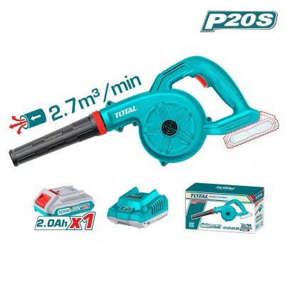 Воздуходувка аккумуляторная TOTAL TABLI200281 Воздуходувка аккумуляторная TOTAL TABLI200281