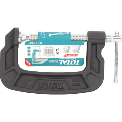 Струбцина G-образная 100 мм TOTAL THT13141 Струбцина G-образная 100 мм TOTAL THT13141