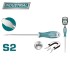 Отвертка шлицевая SL8 150 мм TOTAL THT268150 Отвертка шлицевая SL8 150 мм TOTAL THT268150