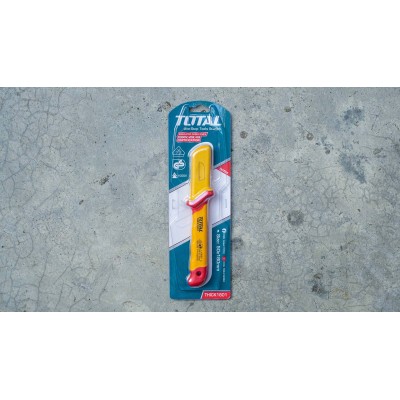 Нож для зачистки кабеля диэлектрический 180 мм TOTAL THICK1801 Нож для зачистки кабеля диэлектрический 180 мм TOTAL THICK1801
