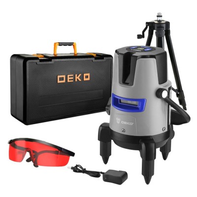 Уровень лазерный самовыравнивающийся в кейсе DEKO DKLL02RB PRO SET 2 PREMIUM Уровень лазерный самовыравнивающийся в кейсе DEKO DKLL02RB PRO SET 2 PREMIUM
