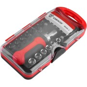 Отвертка с набором бит и торцевых головок DEKO BS30-1 SET 30