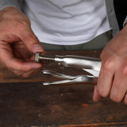 Зажим с фиксатором 220 мм изогнутые губки DEKO HT38