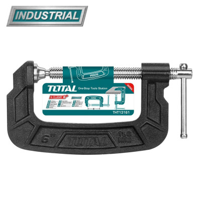 Струбцина G-образная 150 мм TOTAL THT13161 Струбцина G-образная 150 мм TOTAL THT13161