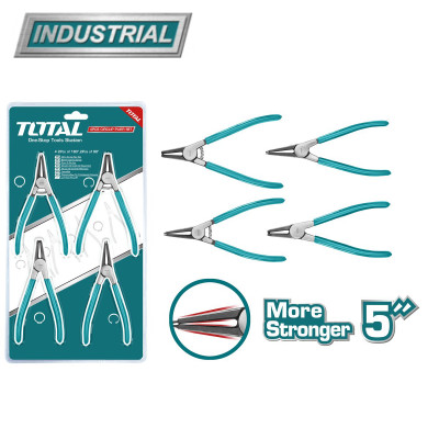 Набор съемников стопорных колец 125 мм TOTAL THTJ214041 (4 шт) Набор съемников стопорных колец 125 мм TOTAL THTJ214041 (4 шт)