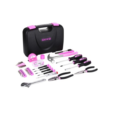 Набор инструмента для дома DEKO TZ100 PINK SET 100 Набор инструмента для дома DEKO TZ100 PINK SET 100