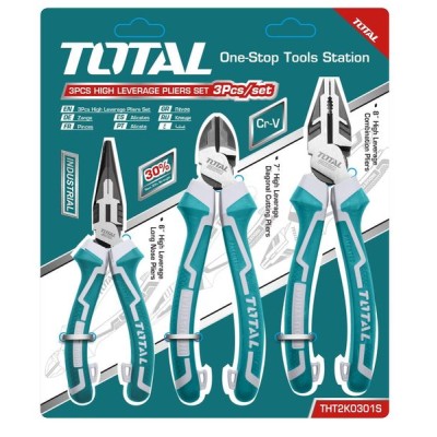 Набор шарнирно-губцевого инструмента TOTAL THT2K0301S Набор шарнирно-губцевого инструмента TOTAL THT2K0301S