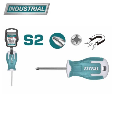 Отвертка крестовая PH2 150 мм TOTAL THT26PH2150 Отвертка крестовая PH2 150 мм TOTAL THT26PH2150