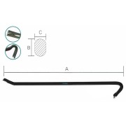 Лом-гвоздодер 1200 мм TOTAL THT431482