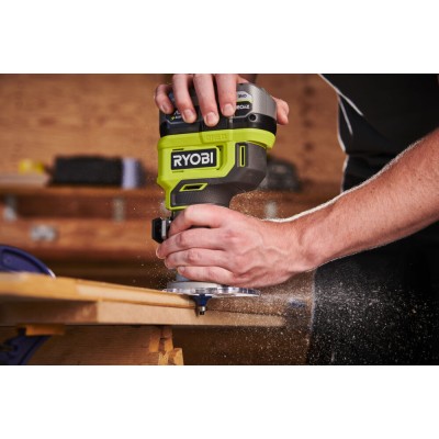 ONE + / Фрезер кромочный RYOBI RTR18-0 (без батареи) ONE + / Фрезер кромочный RYOBI RTR18-0 (без батареи)