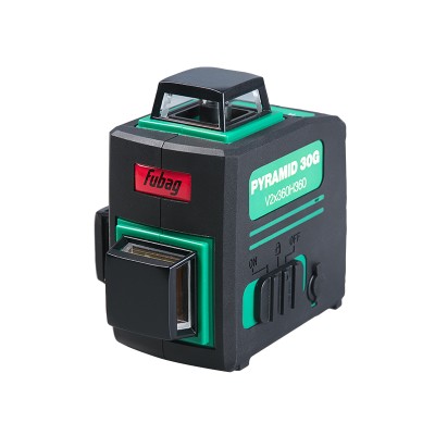 Уровень лазерный FUBAG Pyramid 30G V2х360H360 3D (зеленый луч) Уровень лазерный FUBAG Pyramid 30G V2х360H360 3D (зеленый луч)