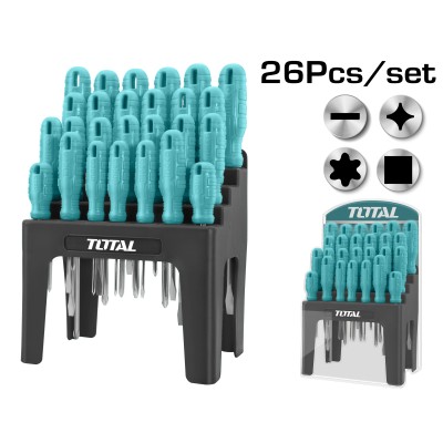 Набор отверток TOTAL THTDC252601 (26 шт) Набор отверток TOTAL THTDC252601 (26 шт)