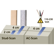 Детектор скрытых материалов (дерево, металл, проводка) Laserliner StarFinder Plus