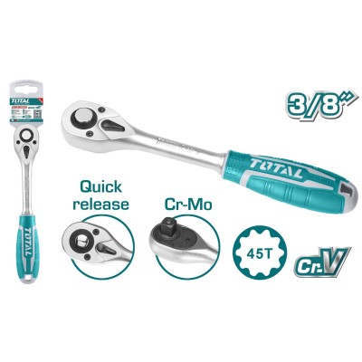 Ключ-трещотка 3/8 " TOTAL THT106386 Ключ-трещотка 3/8 " TOTAL THT106386