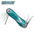 Набор ключей Torx 2-8 мм TOTAL THT1061846 (8 шт) Набор ключей Torx 2-8 мм TOTAL THT1061846 (8 шт)