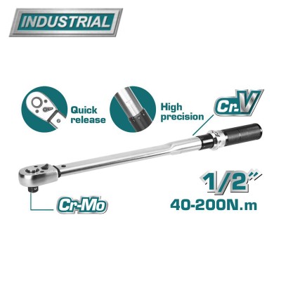 Ключ динамометрический 1/2 " TOTAL THPTW200N2 Ключ динамометрический 1/2 " TOTAL THPTW200N2