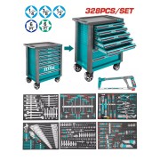 Тележка инструментальная с набор из инструментов THPTCS73281 (328 шт.)