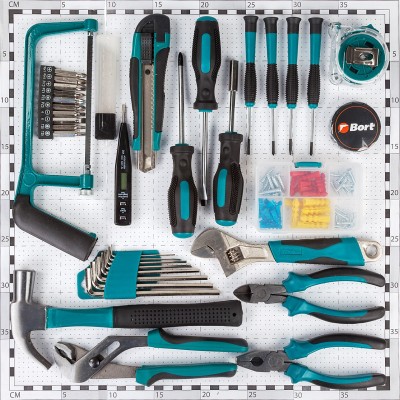 Набор ручного инструмента Bort BTK-100 (100 предметов) Набор ручного инструмента Bort BTK-100 (100 предметов)