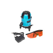 Лазерный уровень TESLA UR10A линейный крест 10м ±0.3мм/м красный луч