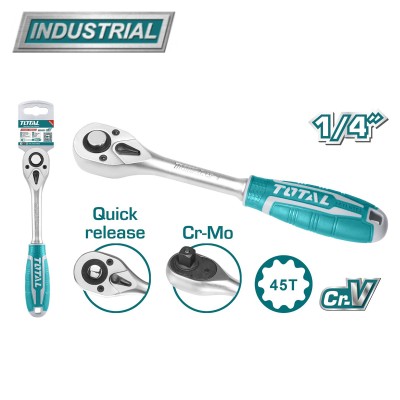 Ключ-трещотка 1/4 " TOTAL THT106146 Ключ-трещотка 1/4 " TOTAL THT106146