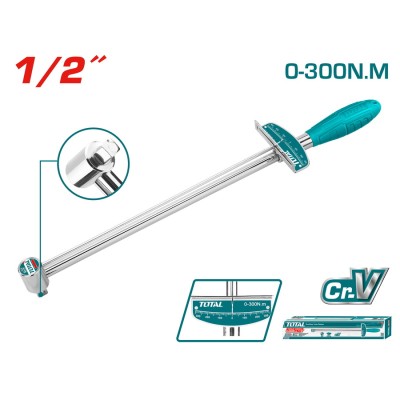 Ключ динамометрический 1/2 " TOTAL THPTW300N2 Ключ динамометрический 1/2 " TOTAL THPTW300N2