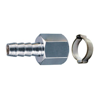 Переходник FUBAG 1/4 "F -> елочка 8 мм с обжимным кольцом Переходник FUBAG 1/4 "F -> елочка 8 мм с обжимным кольцом