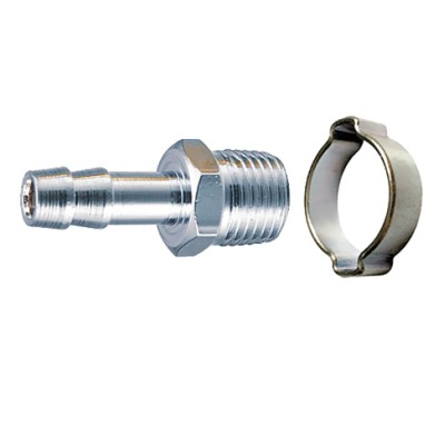 Переходник FUBAG 1/4 " M -> елочка 12 мм с обжимным кольцом Переходник FUBAG 1/4 " M -> елочка 12 мм с обжимным кольцом