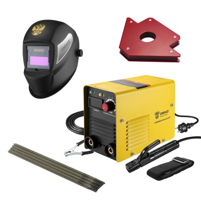 Инвертор сварочный DEKO DKWM200A LCD Advanced ( + набор для сварки) Инвертор сварочный DEKO DKWM200A LCD Advanced ( + набор для сварки)
