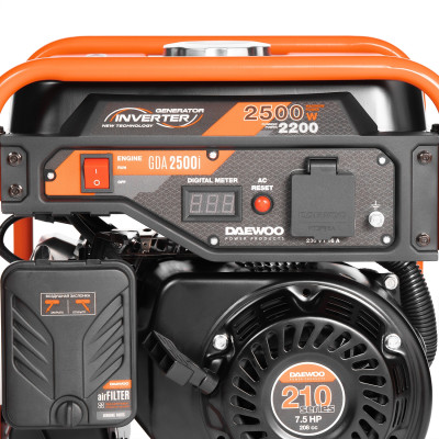 Генератор бензиновый инверторный DAEWOO GDA 2500i Генератор бензиновый инверторный DAEWOO GDA 2500i