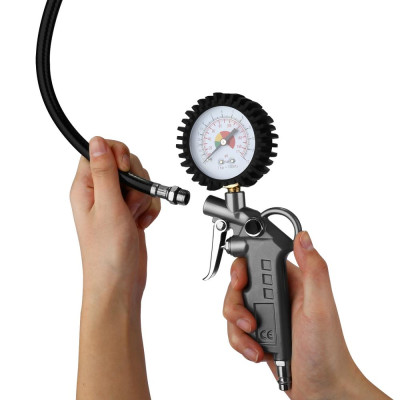 Пистолет для накачки с манометром DEKO DKTG01 Пистолет для накачки с манометром DEKO DKTG01