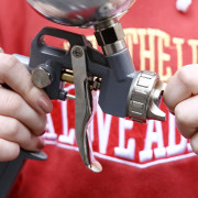 Краскораспылитель пневматический с верхним бачком DEKO DKSG01