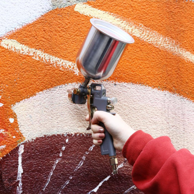 Краскораспылитель пневматический с верхним бачком DEKO DKSG01 Краскораспылитель пневматический с верхним бачком DEKO DKSG01