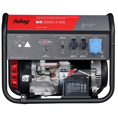 Генератор бензиновый FUBAG BS 5500 A ES с электростартером и коннектором автоматики Генератор бензиновый FUBAG BS 5500 A ES с электростартером и коннектором автоматики