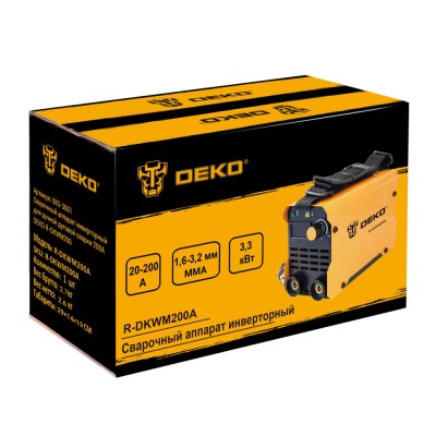 Инвертор сварочный DEKO R-DKWM200 Инвертор сварочный DEKO R-DKWM200