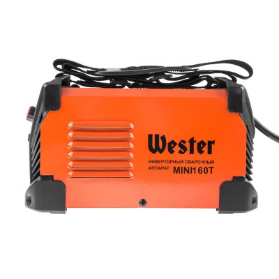Инвертор сварочный WESTER MINI 160Т 30-160A 155В ПВ60% 1.6-4.0мм,, шт Инвертор сварочный WESTER MINI 160Т 30-160A 155В ПВ60% 1.6-4.0мм,, шт