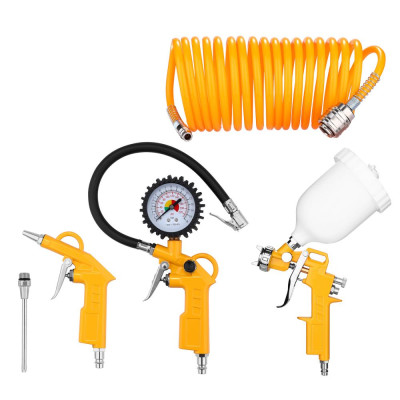 Набор пневмоинструмента DEKO DKPT04 SET4 Набор пневмоинструмента DEKO DKPT04 SET4