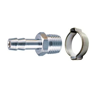 Переходник FUBAG 3/8 " M -> елочка 10 мм с обжимным кольцом Переходник FUBAG 3/8 " M -> елочка 10 мм с обжимным кольцом