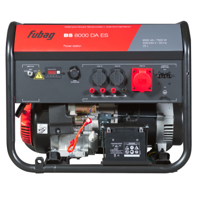 Генератор бензиновый FUBAG BS 8000 DA ES с электростартером и коннектором автоматики Генератор бензиновый FUBAG BS 8000 DA ES с электростартером и коннектором автоматики
