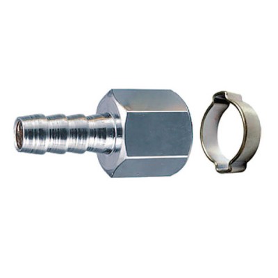 Переходник FUBAG 1/4 "F -> елочка 10 мм с обжимным кольцом Переходник FUBAG 1/4 "F -> елочка 10 мм с обжимным кольцом