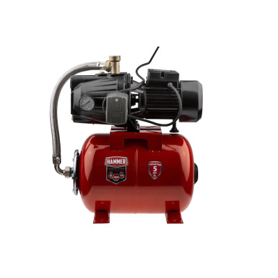 Насосная станция Hammer NST900JET 900Вт 4000л/ч высота 50м глубина 9м Насосная станция Hammer NST900JET 900Вт 4000л/ч высота 50м глубина 9м