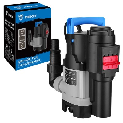 Насос дренажный DEKO DWP-600P PLUS Насос дренажный DEKO DWP-600P PLUS