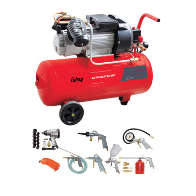 Компрессор масляный коаксиальный FUBAG AUTO MASTER KIT ( + 10 предметов) Компрессор масляный коаксиальный FUBAG AUTO MASTER KIT ( + 10 предметов)