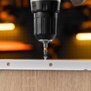 Бита PH2х50, сталь легированная S2, 30 шт., шестигранный профиль, пластиковая коробка, Е 6,3 Denzel