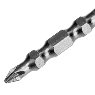 Бита двухстор., PZ2-PZ1х45мм, сталь S2, 10шт. Gross Бита двухстор., PZ2-PZ1х45мм, сталь S2, 10шт. Gross